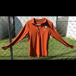 Nike Dri Fit Texas Longhorns w/ zipper